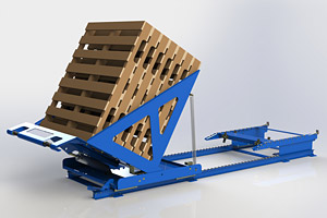 Floor Model View with Pallets